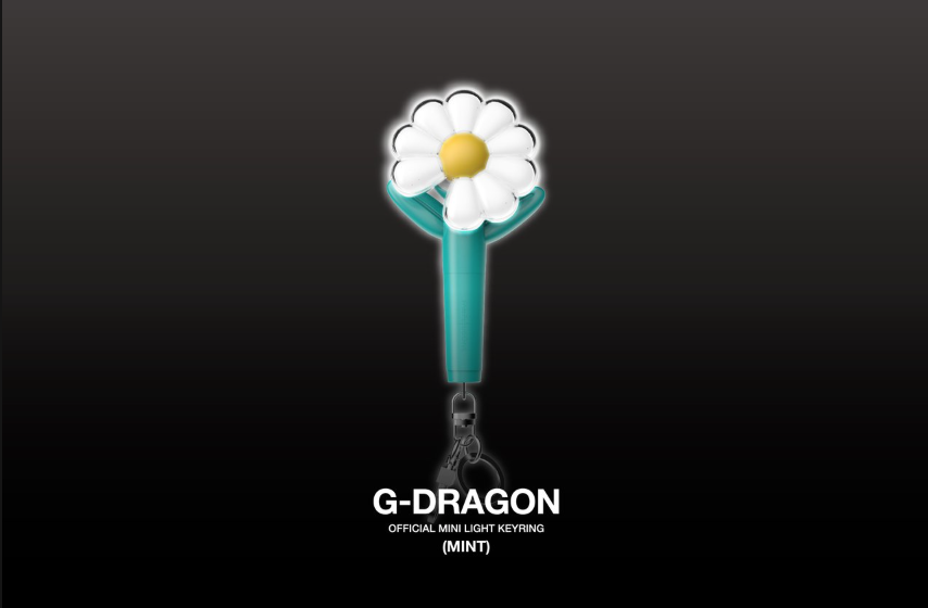 G-DRAGON Übermensch 앨범 응원봉 키링 민트 컬러